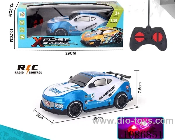 1:20 4ch rc car not included battery