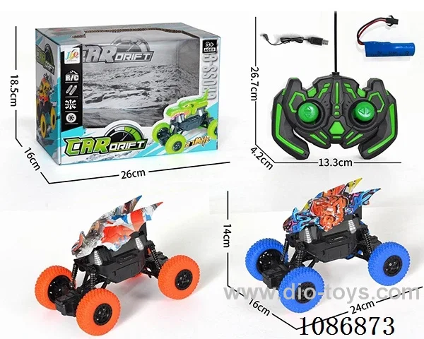 4 wheel Climbing Dragon rc Car included battery