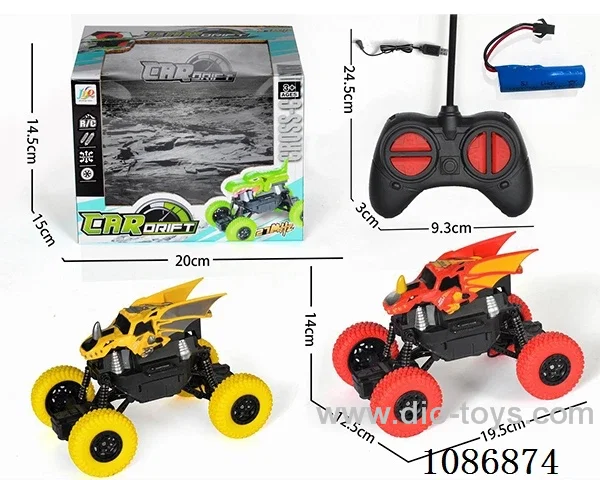 4 wheel Climbing Dragon rc Car included battery