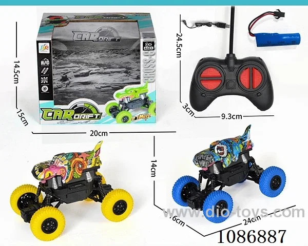 4 wheel Climbing Whale rc Car included battery
