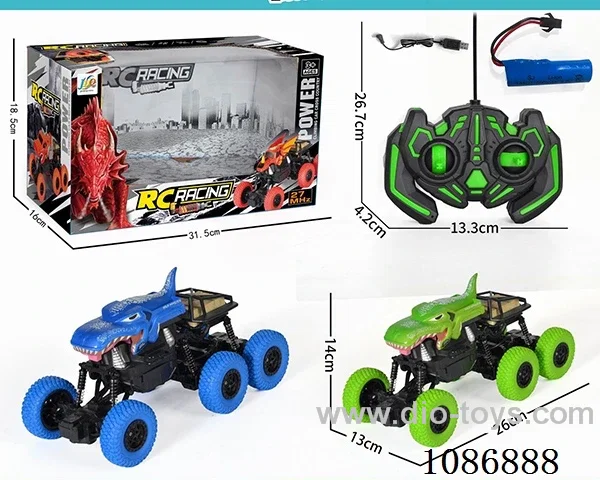 6 wheels Climbing Whale rc Car included battery