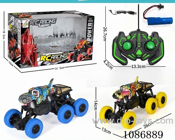6 wheels Climbing Whale rc Car included battery