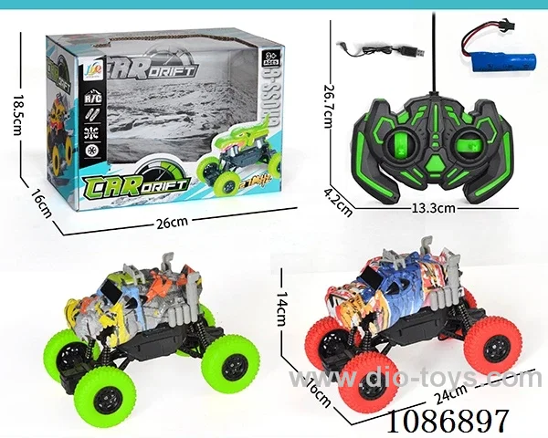4 wheel Climbing Crocodile rc Car included battery
