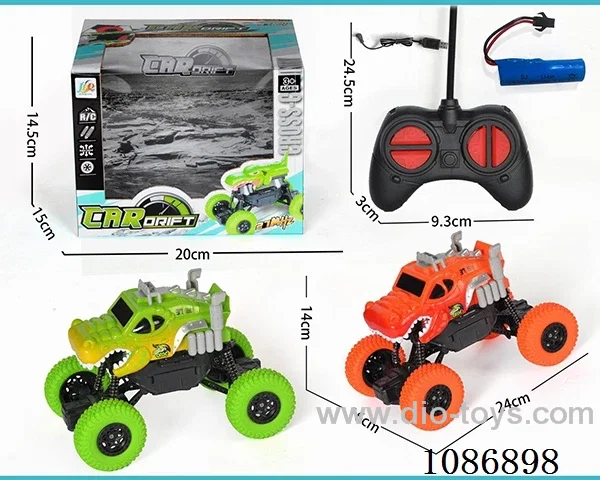 4 wheel Climbing Crocodile rc Car included battery