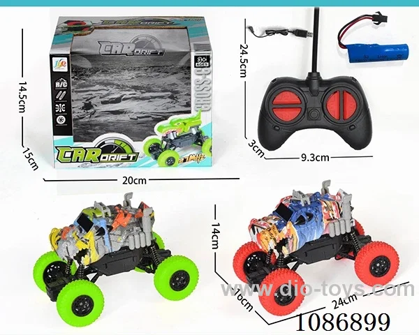 4 wheel Climbing Crocodile rc Car included battery