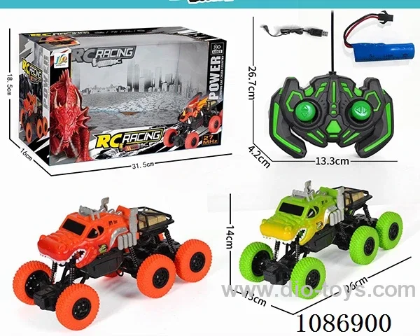 6 wheels Climbing Crocodile rc Car included battery