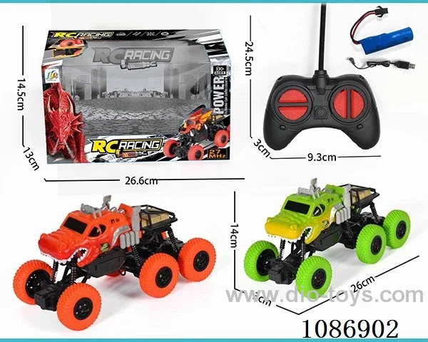 6 wheels Climbing Crocodile rc Car included battery