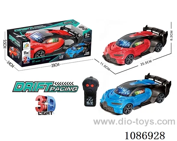 1:16 2 ch rc Bugatti car with 3D lighting
