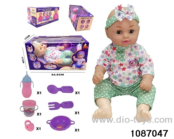36CM doll set in window box