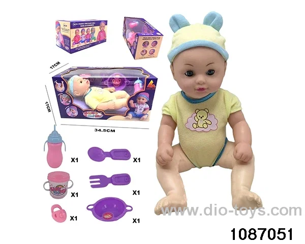 36CM doll set in window box