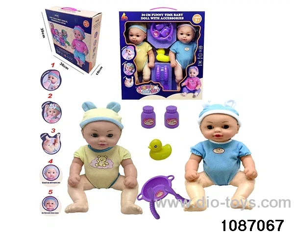 36CM doll set in window box
