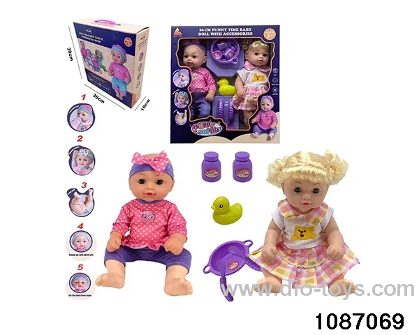 36CM doll set in window box