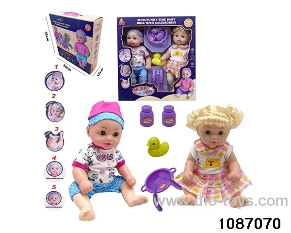 36CM doll set in window box