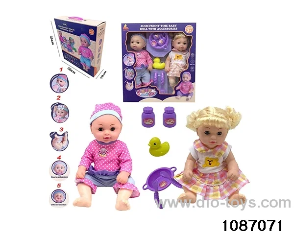 36CM doll set in window box