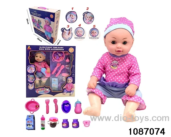 36CM doll set in window box