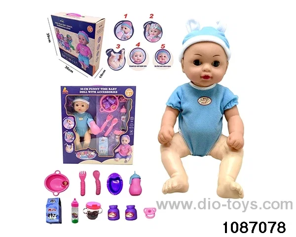 36CM doll set in window box