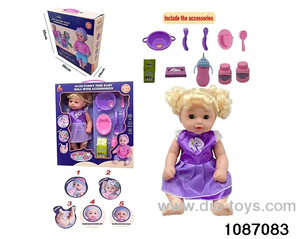 36CM doll set in window box