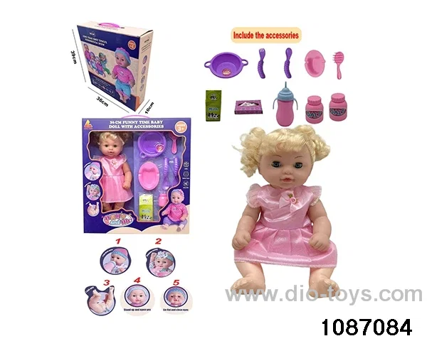 36CM doll set in window box