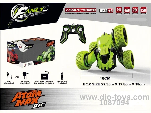 1：28 RC stunt car with battery