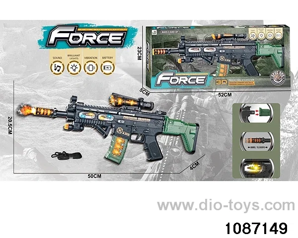 B/O gun in display box