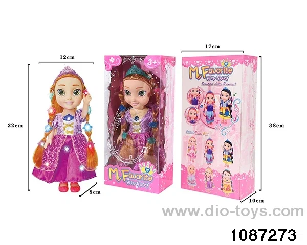 14 inch doll set W L/M in window box