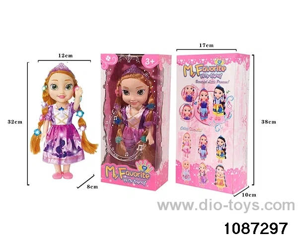 14 inch doll set W L/M in window box
