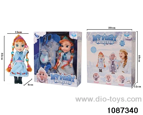 14 inch doll set W L/M in window box