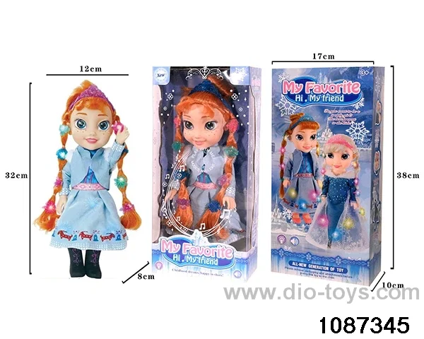 14 inch doll set W L/M in window box