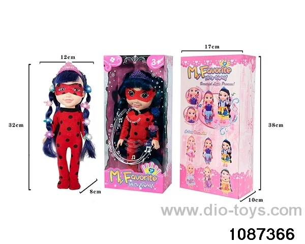 14 inch doll set W L/M in window box