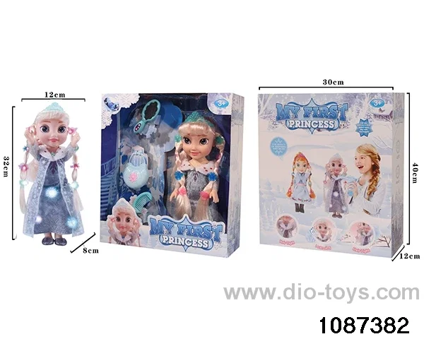 14 inch doll set W L/M in window box