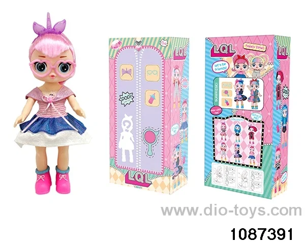 14 inch doll set W L/M in window box
