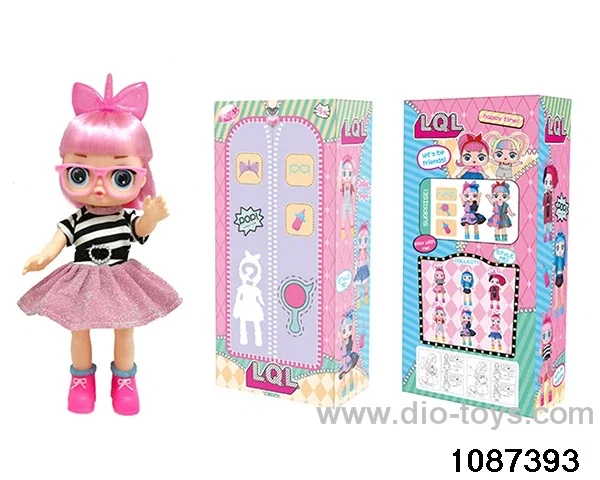 14 inch doll set W L/M in window box