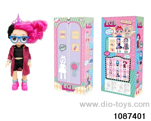 14 inch doll set W L/M in window box
