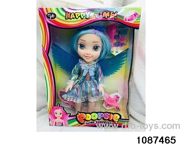 14 inch doll set W L/M in window box