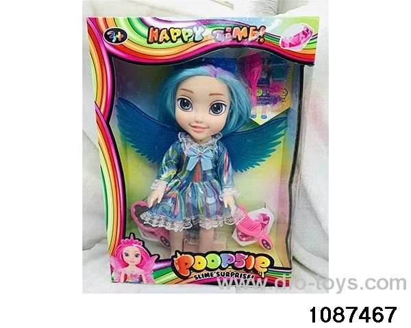 14 inch doll set W L/M in window box
