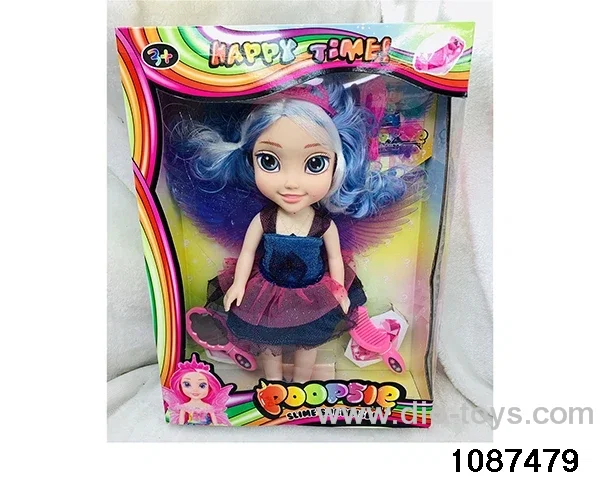 14 inch doll set W L/M in window box