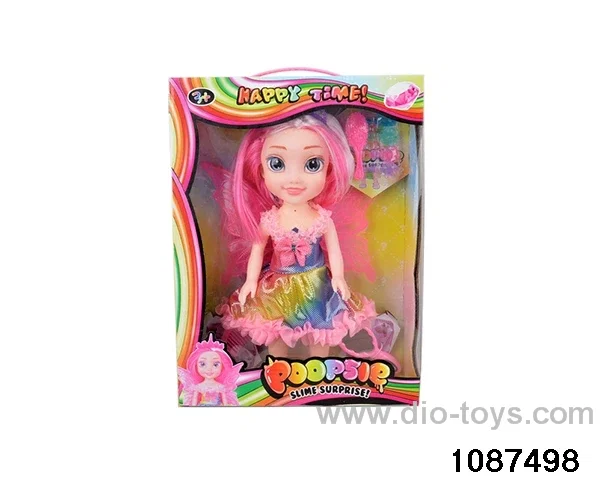14 inch doll set W L/M in window box