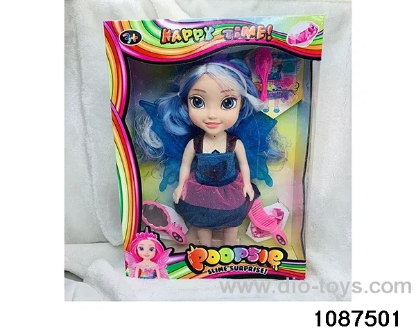 14 inch doll set W L/M in window box
