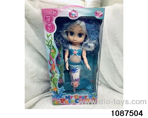14 inch doll set W L/M in window box