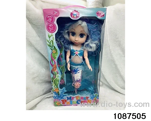 14 inch doll set W L/M in window box