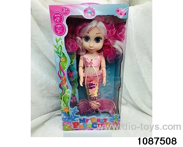 14 inch doll set W L/M in window box