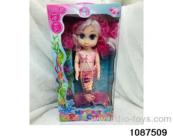 14 inch doll set W L/M in window box