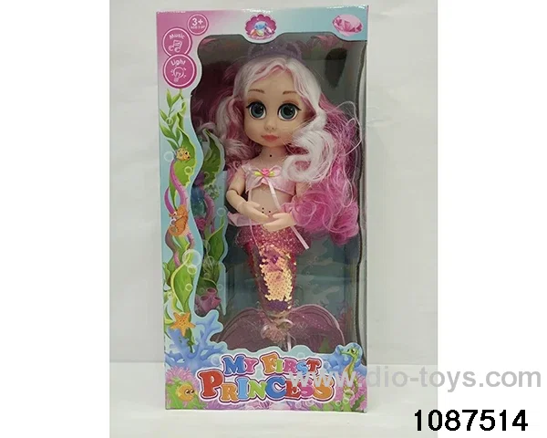 14 inch doll set W L/M in window box