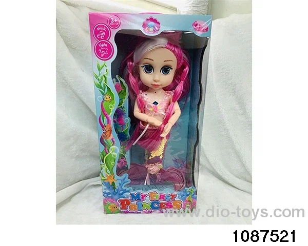 14 inch doll set W L/M in window box