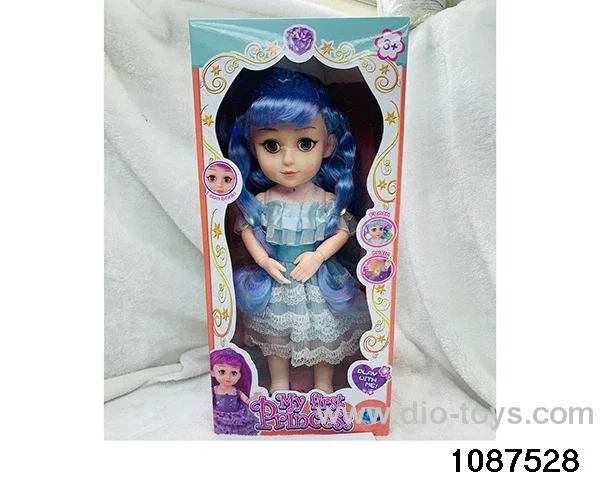 14 inch doll set W L/M in window box