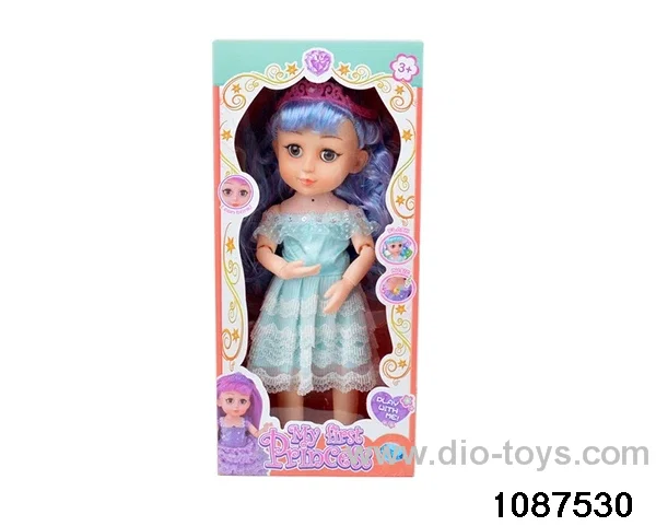 14 inch doll set W L/M in window box