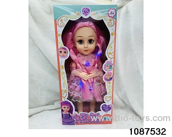 14 inch doll set W L/M in window box