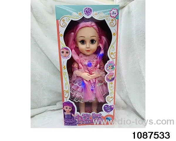 14 inch doll set W L/M in window box