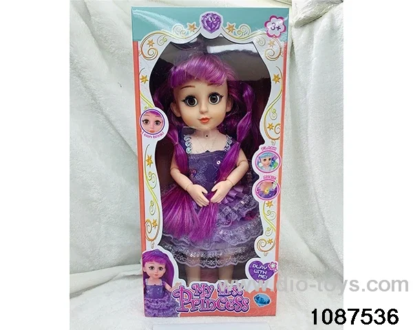 14 inch doll set W L/M in window box