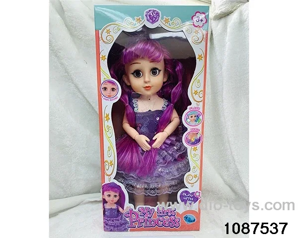 14 inch doll set W L/M in window box